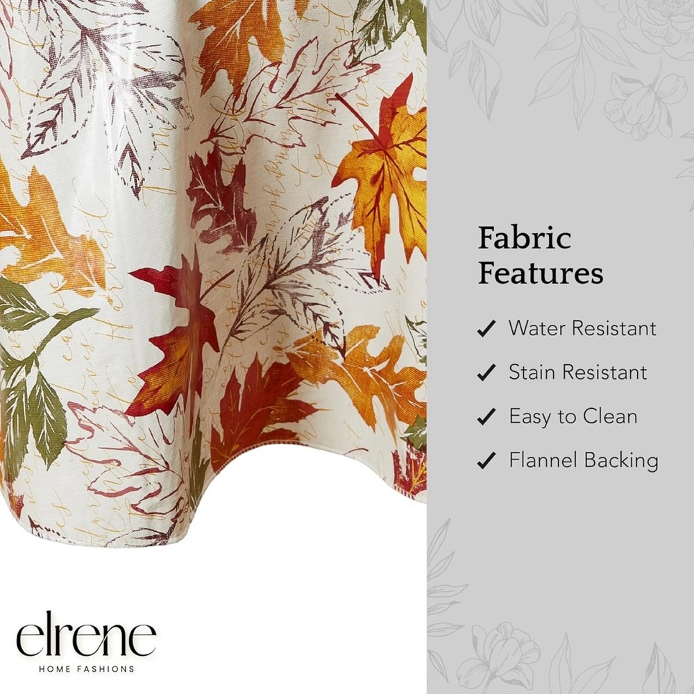 Fall Themed Tablecloth